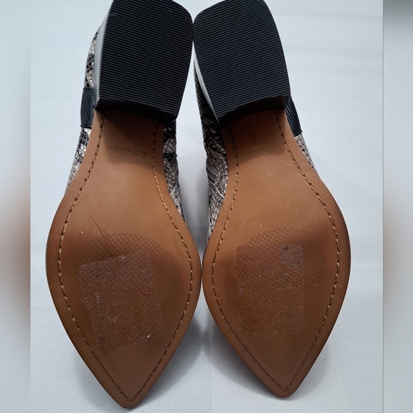 NEW Linea Paolo Italian Real Snake Skin Booties   Size 7.5 - Picture 9 of 9